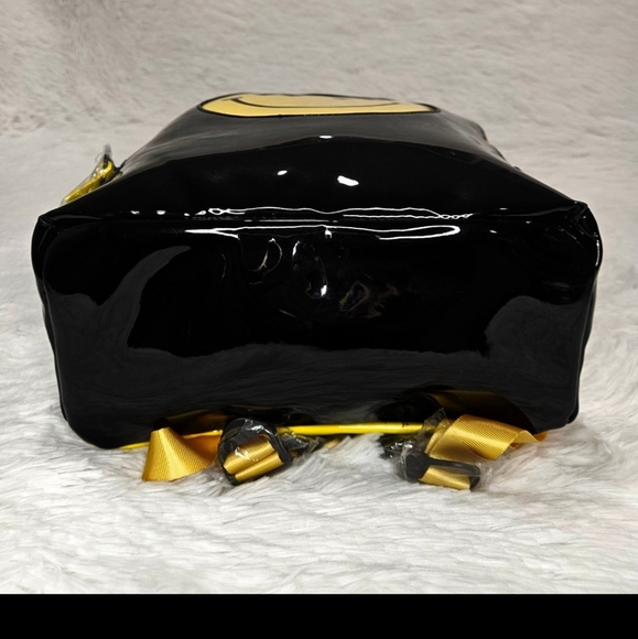 Smiley Face Black/Yellow Backpack - Picture 6 of 7